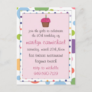 Party Invitation Postcard