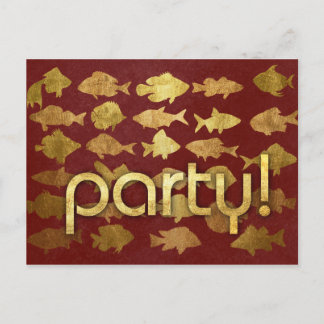 Party Invitation Postcard