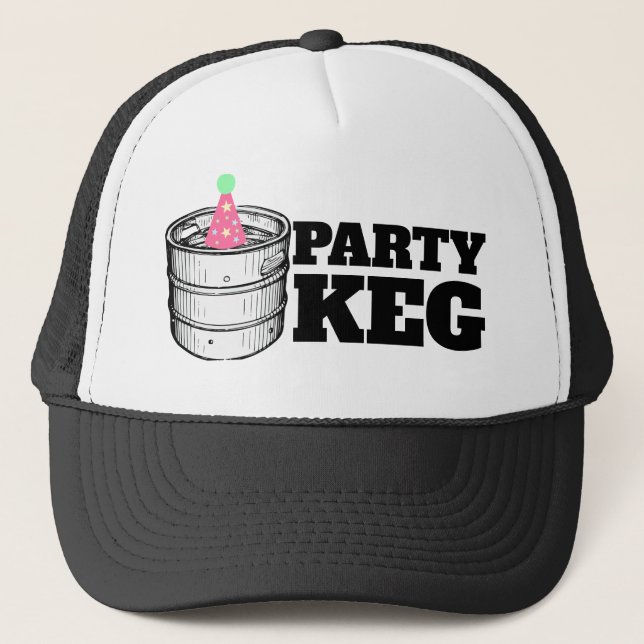PARTY KEG TRUCKER HAT (Front)