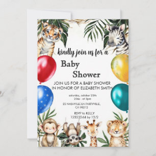 Party Kid's Birthday Invitation Baby Shower 