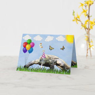 Party Komodo Dragon Happy Birthday Card