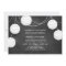 Party Lanterns on Chalk Wedding Invitation
