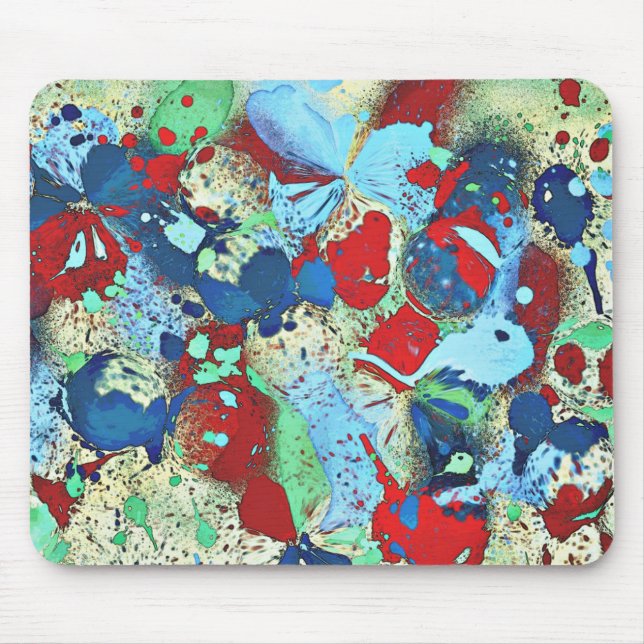 Party Lichen Mouse Mat (Front)