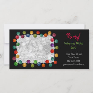 Party Lights Black Photocard