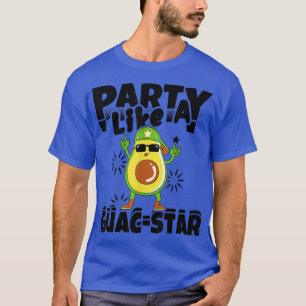 Party Like A Guac-Star Avocado Guacamole Funny 105 T-Shirt
