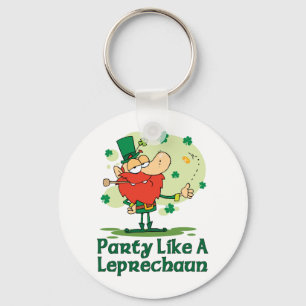 Party Like a Leprechaun Key Ring
