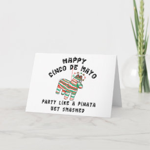 Party Like A Pinata Five de Mayo Card