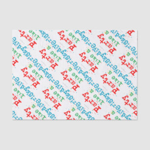 Party like a SKYDIVER! Tissue Paper