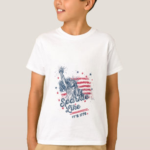 Party Like It Is 1776, 4th Of July, USA Flag, Amer T-Shirt