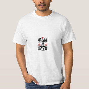 Party Like It’s 1776 Funny 4th of July USA Tee