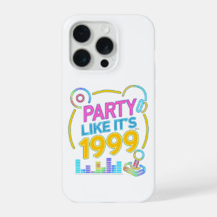 Party Like It’s 1999®™ – Neon Soundtrack iPhone 15 Pro Case