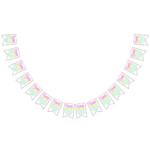 Party Like It’s 1999®™ – Neon Voltage Bunting