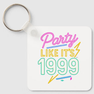 Party Like It’s 1999®™ – Neon Voltage Key Ring