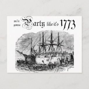 Party like It's 1773 Postcard