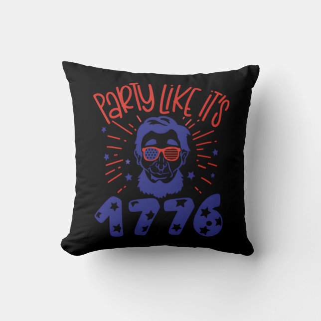 Party Like It's 1779 Treding Cushion (Front)