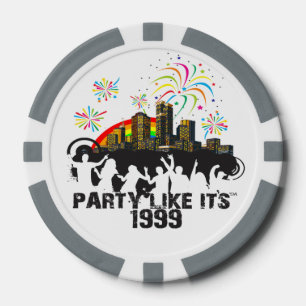Party Like It's 1999® - Poker Chips - Design 15