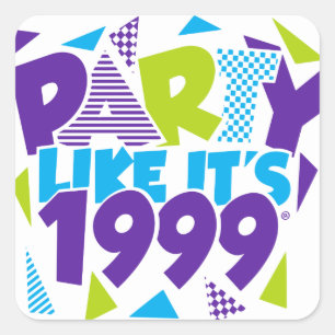 Party Like It's 1999®™ Sticker - Design 01