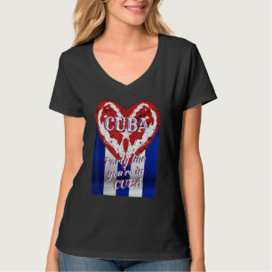 Party Like Youre In Cuba Yo Amo Cuba I Love Cuba T-Shirt