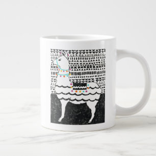 Party Llama Large Coffee Mug