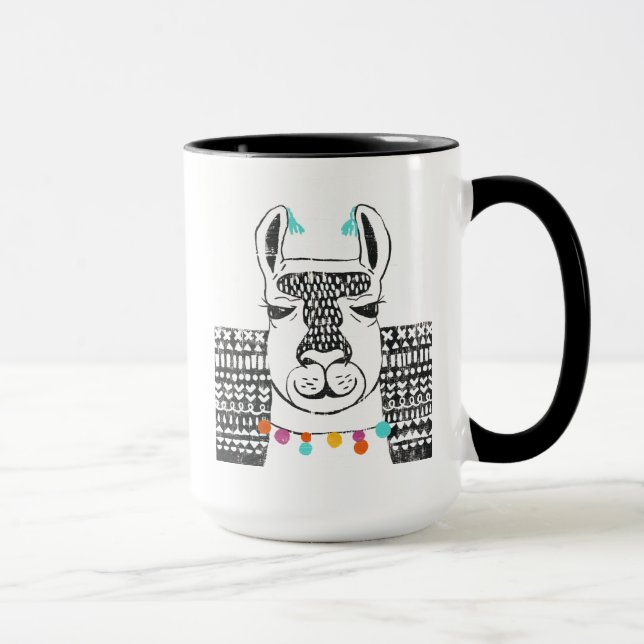 Party Llama - Portrait Mug (Right)