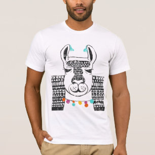 Party Llama - Portrait T-Shirt