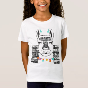 Party Llama - Portrait T-Shirt
