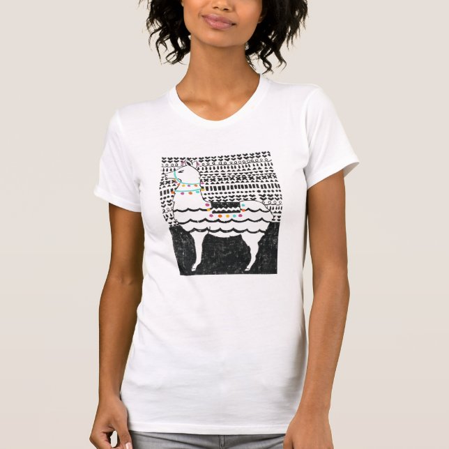 Party Llama T-Shirt (Front)