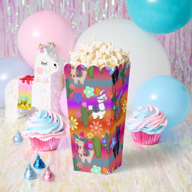 Party Llamas with Hats and Tassels  Favour Box (Party)