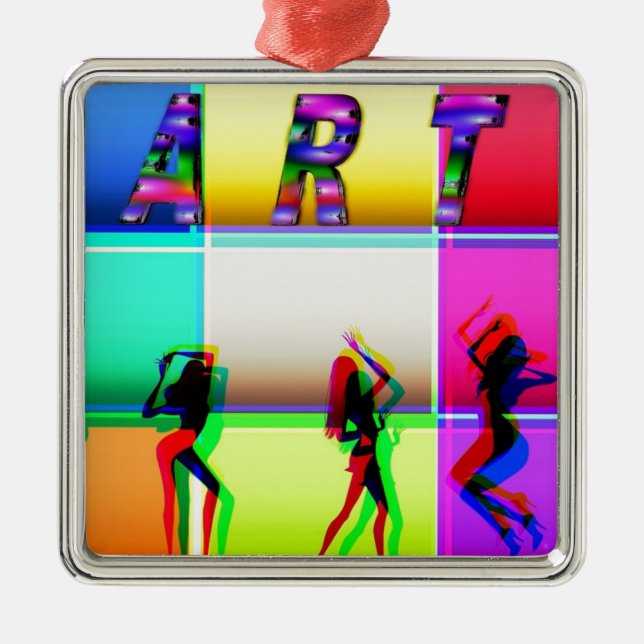 Party Metal Tree Decoration (Front)