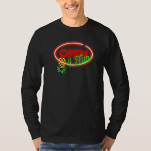 Party Mode Upside Down Pineapple Swinger Vanilla S T-Shirt