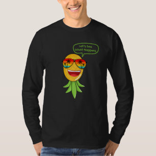 Party Mode Upside Down Pineapple Swinger Vanilla S T-Shirt