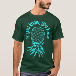 Party Mode Upside Down Pineapple Swinger Vanilla S T-Shirt