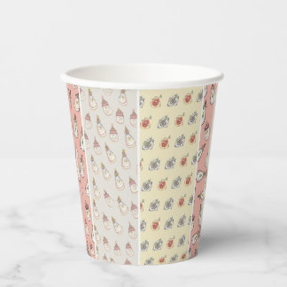 Party mood pattern paper cups
