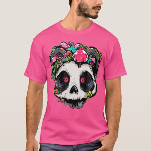 Party Mushroom Panda Trippy Summer Edm Festival T-Shirt