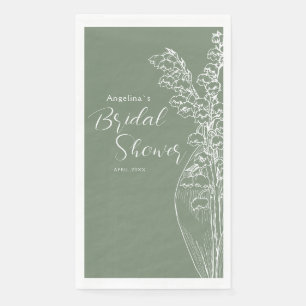 Party Napkins for a bride shower.