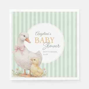Party Napkins Mother Goose and Gosling.