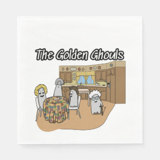 Party Napkins with Golden Girls as Ghosts
