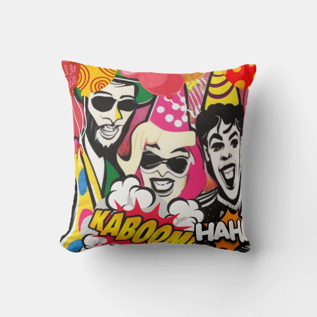 Party On Cushion (Front)