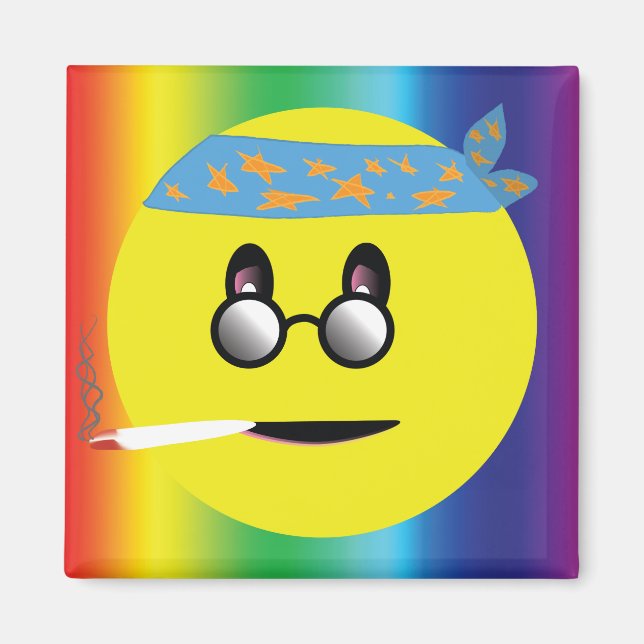 Party On Grin Cool Dude Magnet (Front)