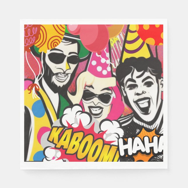 Party On Napkin (Front)