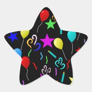 Party on! star sticker