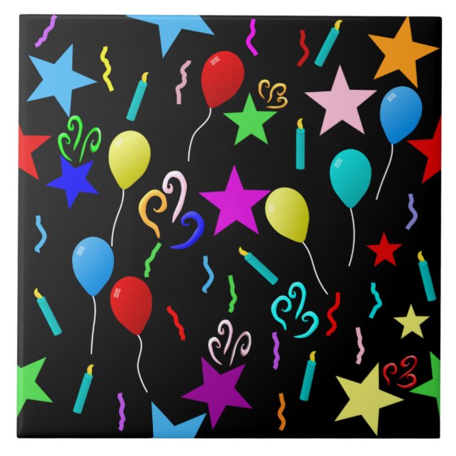 Party on!  tile (Front)