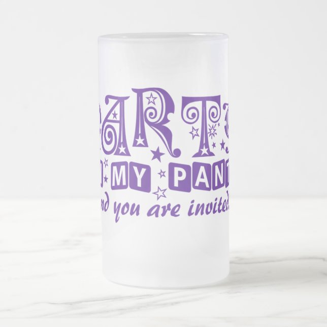 PARTY PANTS mug - choose style & color (Center)