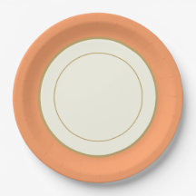 Party Paper China-look Plate Rimmed