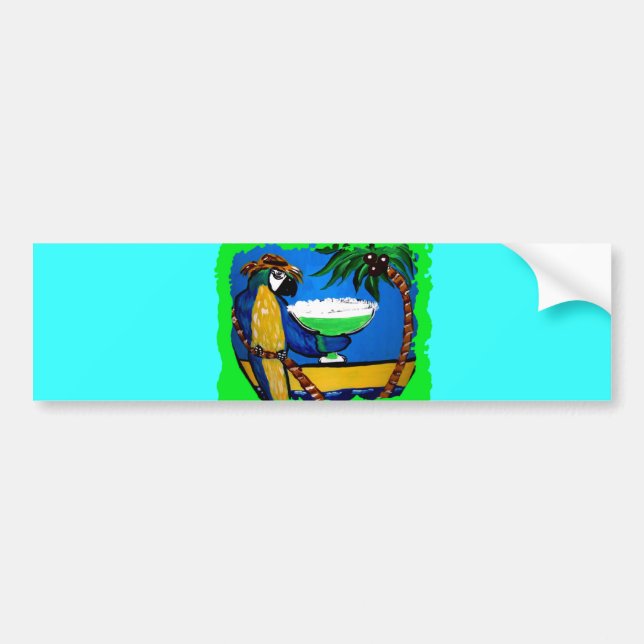 PARTY PARROT BUMPER STICKER (Front)