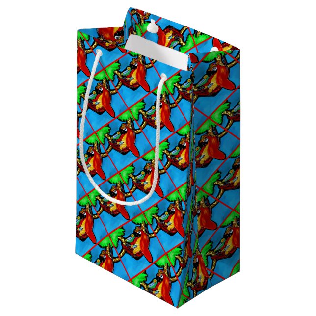 PARTY PARROT SMALL GIFT BAG (Front Angled)
