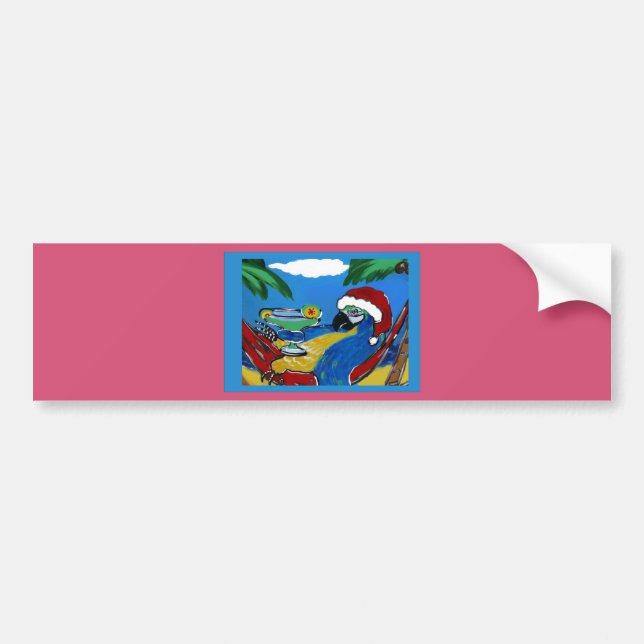 PARTY PARROTS BUMPER STICKER (Front)