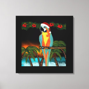 PARTY PARROTS    CANVAS PRINT