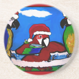 PARTY PARROTS COASTER