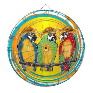 PARTY PARROTS DARTBOARD